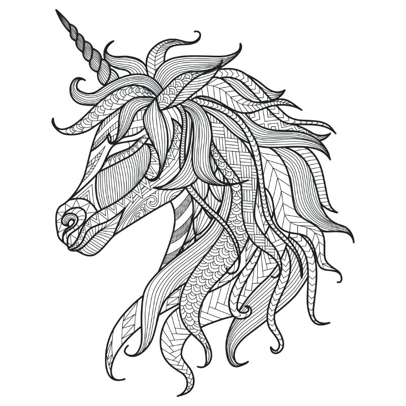 Hard Unicorn Coloring Pages at GetColorings.com | Free printable colorings pages to print and color