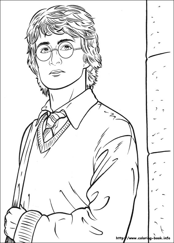 Harry Potter Characters Coloring Page 5