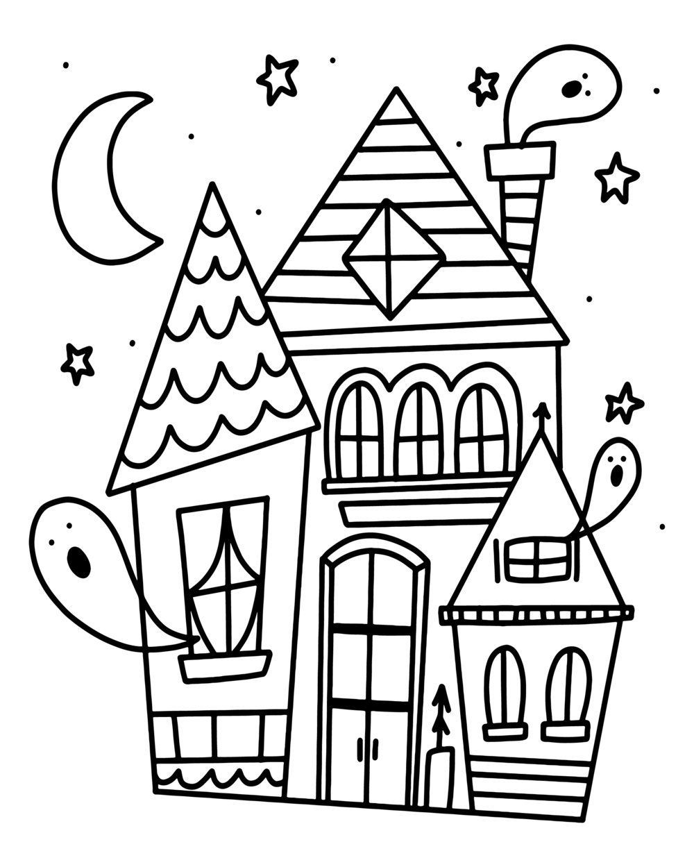Harry Potter House Coloring Pages at GetColorings.com | Free printable