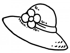 Hat Coloring Page at GetColorings.com | Free printable colorings pages