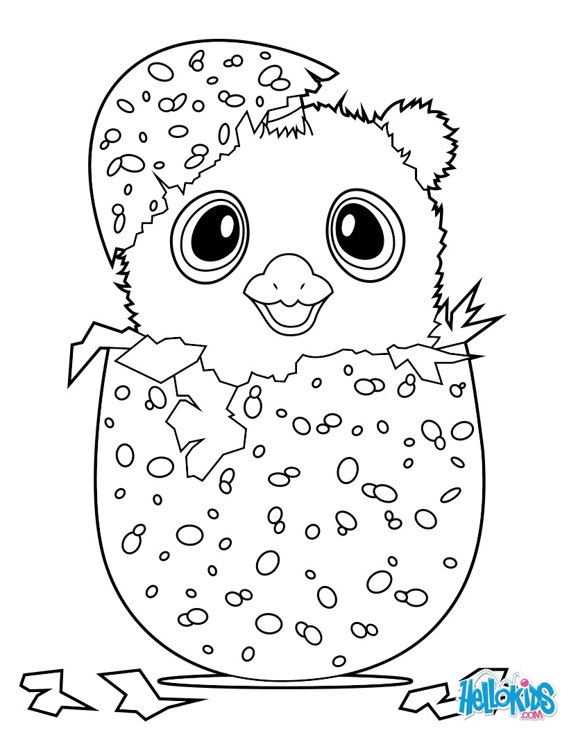 Hatchimals Coloring Page at GetColorings.com | Free printable colorings