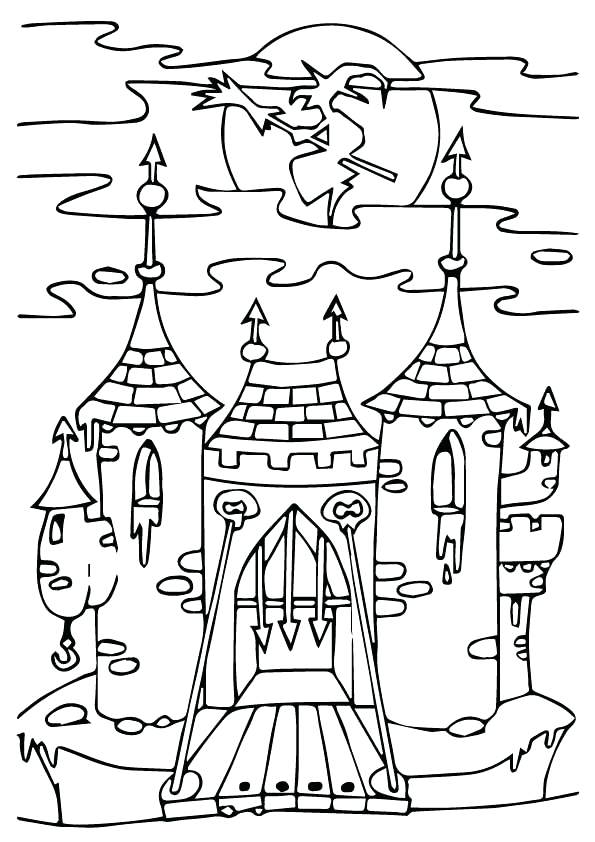 Haunted Mansion Coloring Pages at GetColorings.com | Free printable