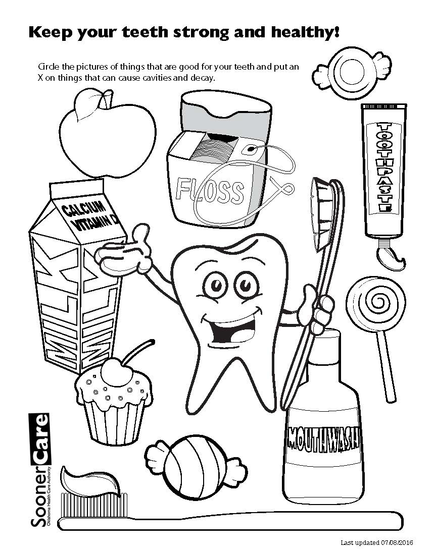 Health Related Coloring Pages at Free printable