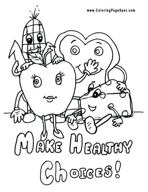 Health Related Coloring Pages At GetColorings Free Printable 