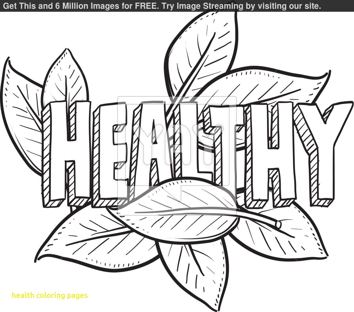 Healthy Body Coloring Pages at GetColoringscom Free