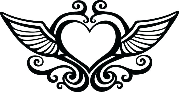 Heart Design Coloring Pages at GetColorings.com | Free printable