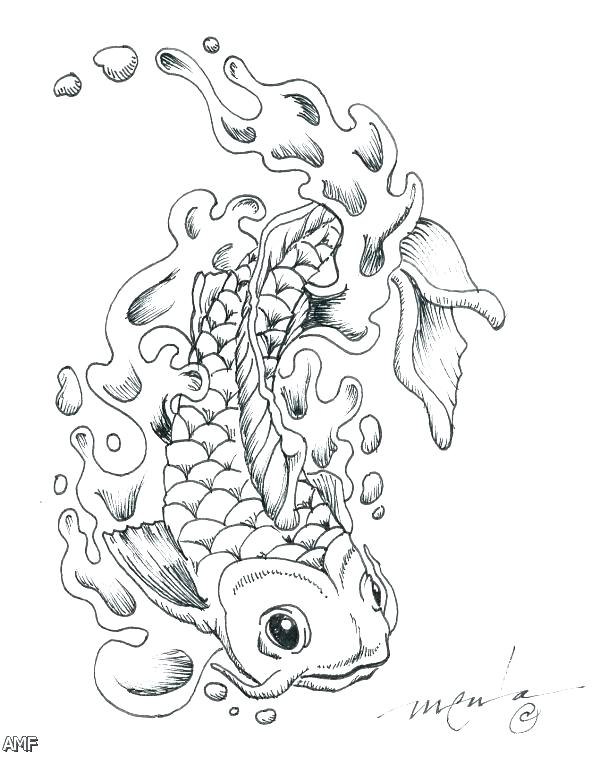 600x758 Tattoo Coloring Pages Printable Page Of A Heart Color