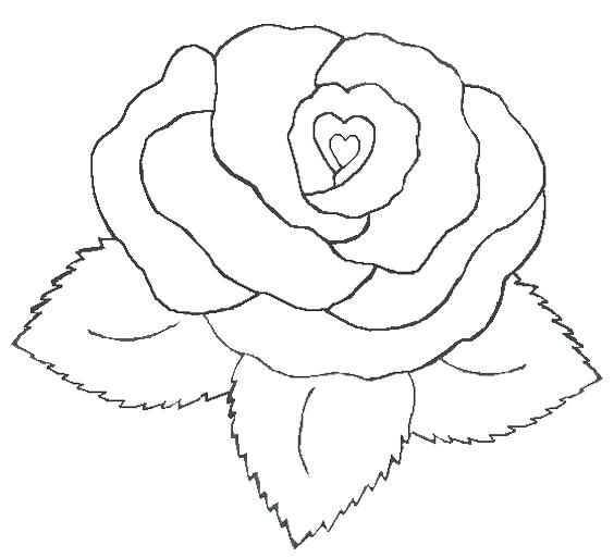 Hearts And Roses Coloring Pages Printable at GetColorings.com | Free