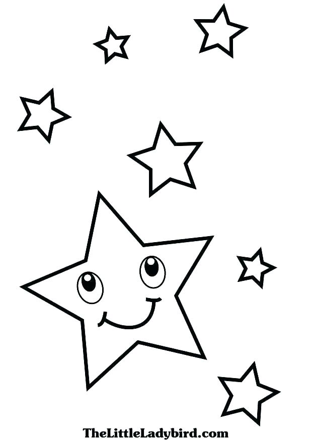 Hearts And Stars Coloring Pages at GetColorings.com | Free printable