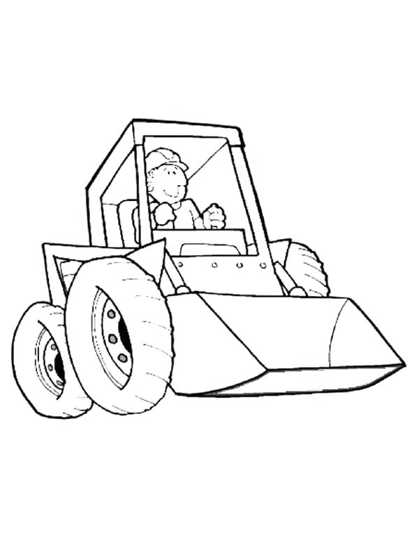 New Heavy Equipment Coloring Pages for Kids