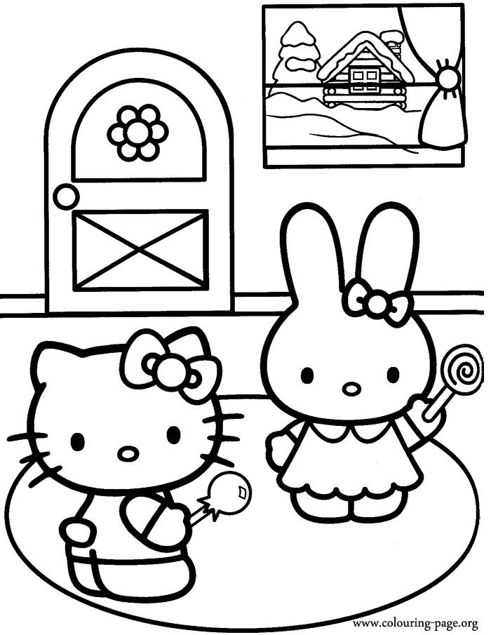 hello kitty and friends coloring pages at getcolorings