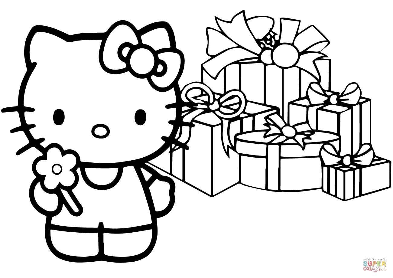Hello Kitty Angel Coloring Pages at GetColorings.com | Free printable