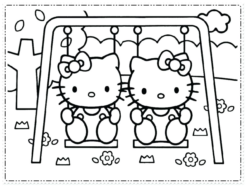 Hello Kitty Birthday Coloring Pages at GetColorings.com | Free