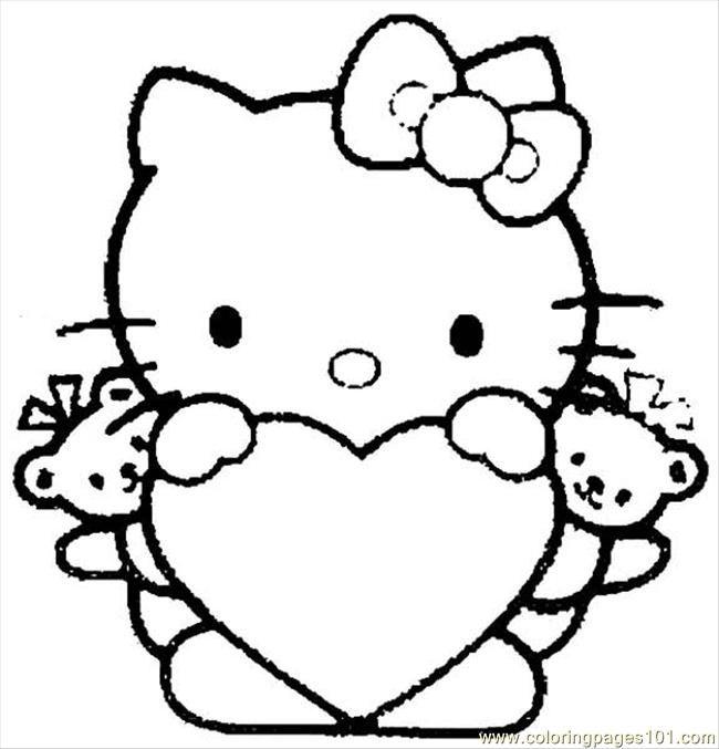 650x677 Coloring Pages To Print Free Hello Kitty