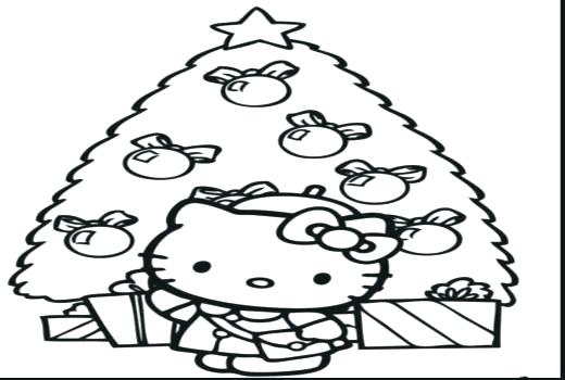 Hello Kitty Christmas Coloring Pages Free Print at GetColorings.com