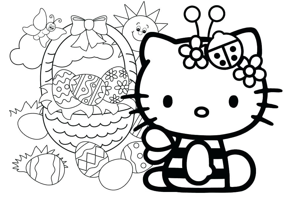 Hello Kitty Christmas Coloring Pages Free Print At GetColorings 
