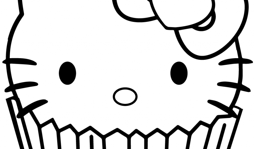 Hello Kitty Cupcake Coloring Pages at GetColorings.com | Free printable
