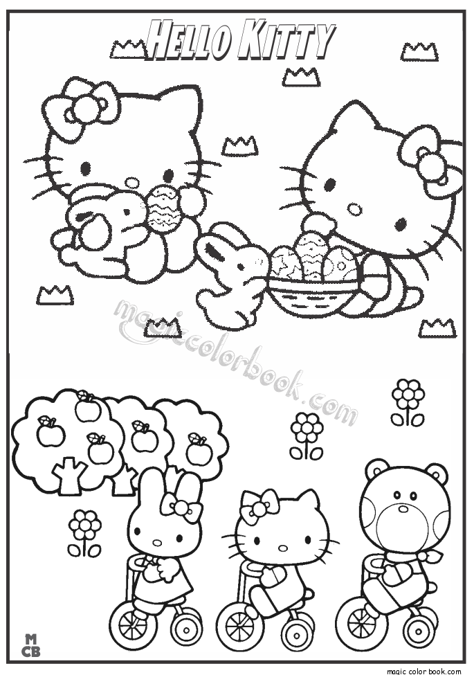 10 Adorable Hello Kitty Thanksgiving Coloring Pages for a Festive Holiday