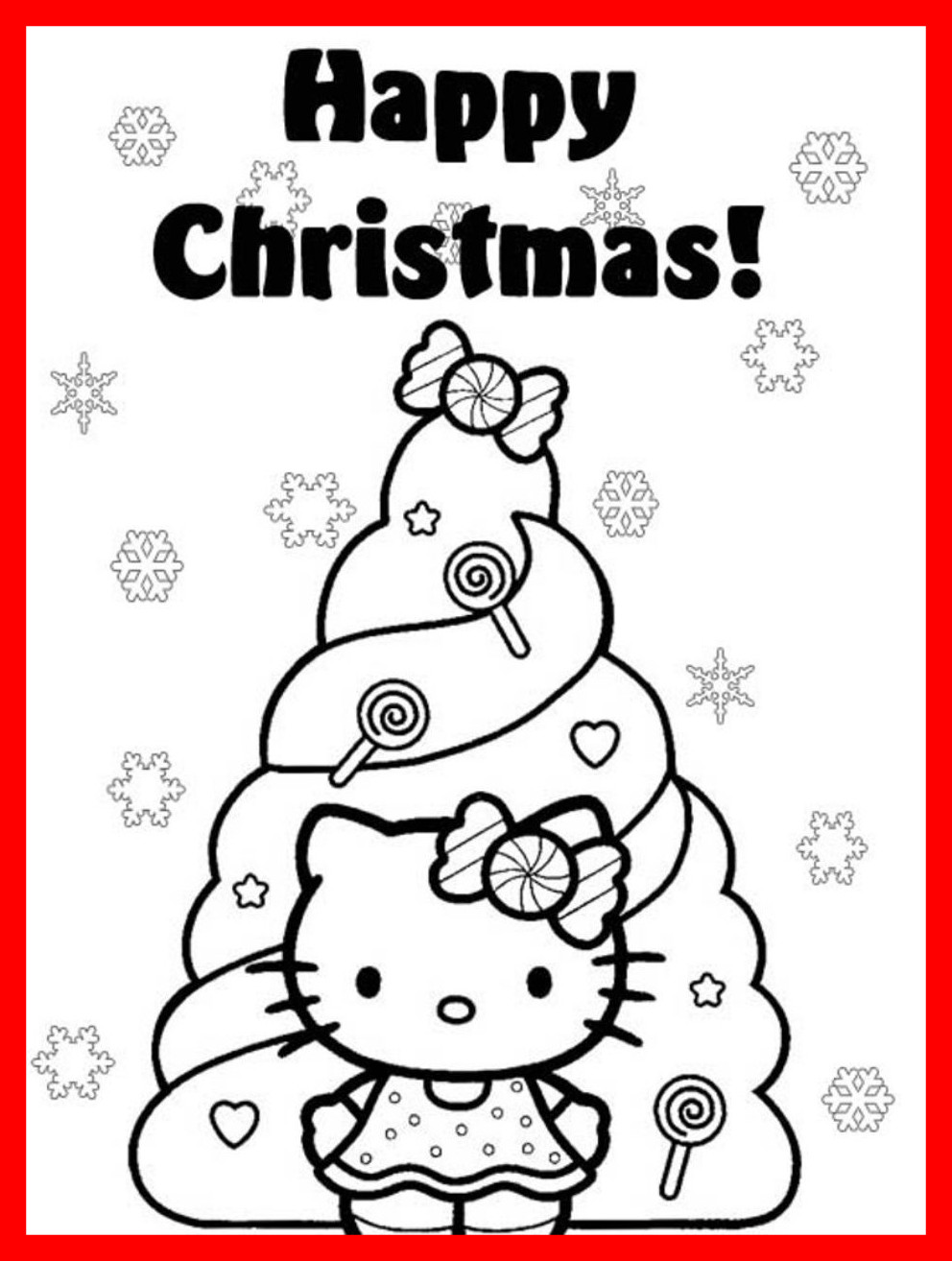 10 Fun Hello Kitty Thanksgiving Coloring Pages to Color