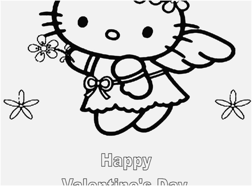 hello kitty summer coloring pages