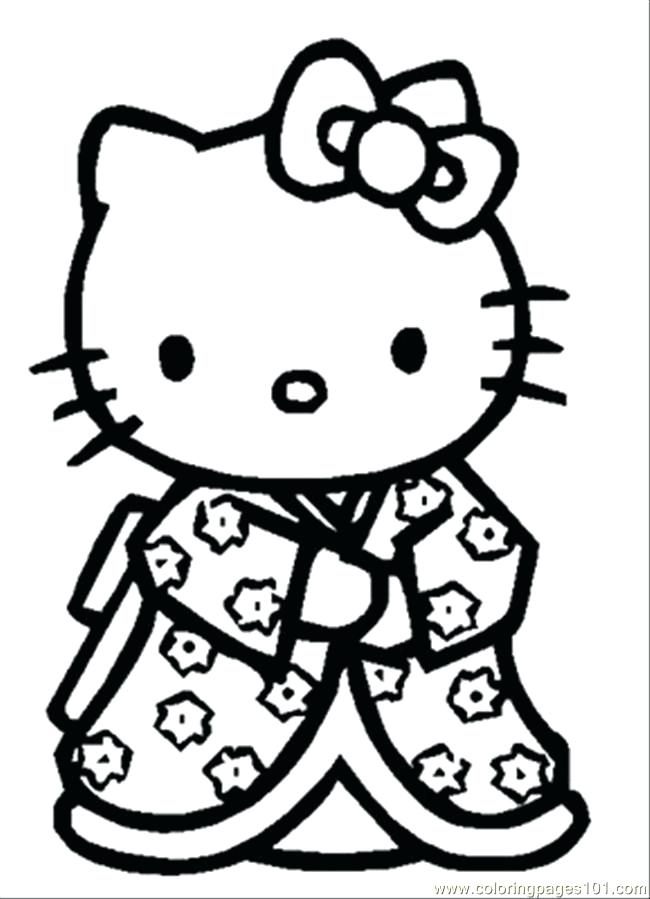 Hello Kitty Valentines Day Coloring Pages at GetColorings.com | Free