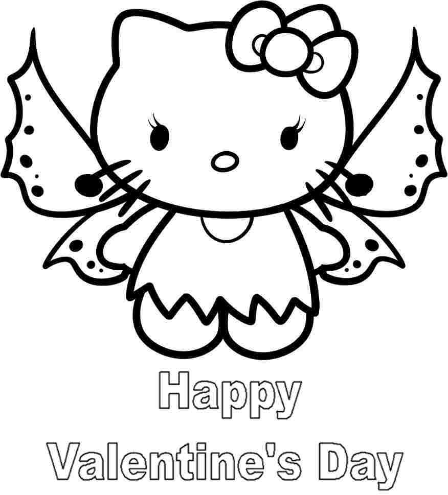 Hello Kitty Valentines Day Coloring Pages at GetColorings ...