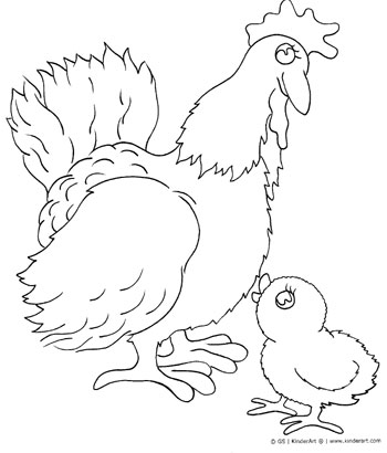 Hen And Chicks Coloring Pages at GetColorings.com | Free printable