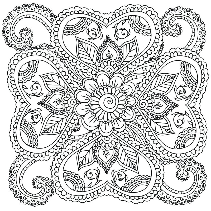 Henna Coloring Pages at Free printable colorings