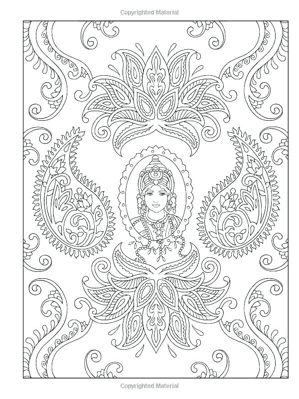 Henna Design Coloring Pages at GetColorings.com | Free printable