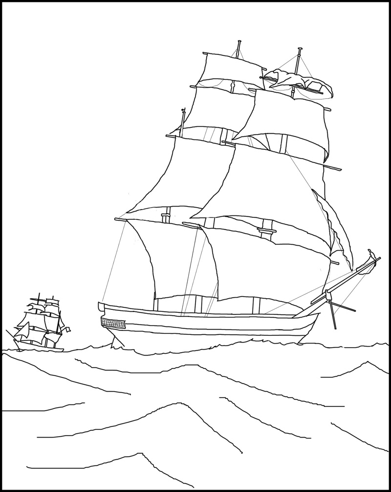 Henry Hudson Coloring Page at GetColorings.com | Free printable