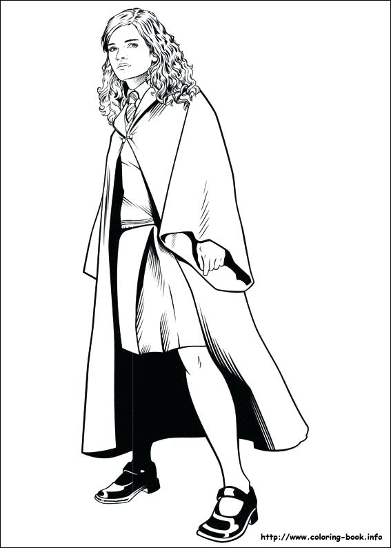 Hermione Granger Coloring Pages at GetColorings.com | Free printable
