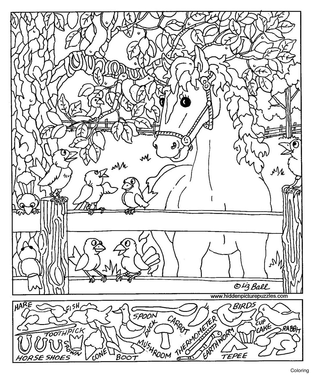 Hidden Coloring Pages At GetColorings Free Printable Colorings 