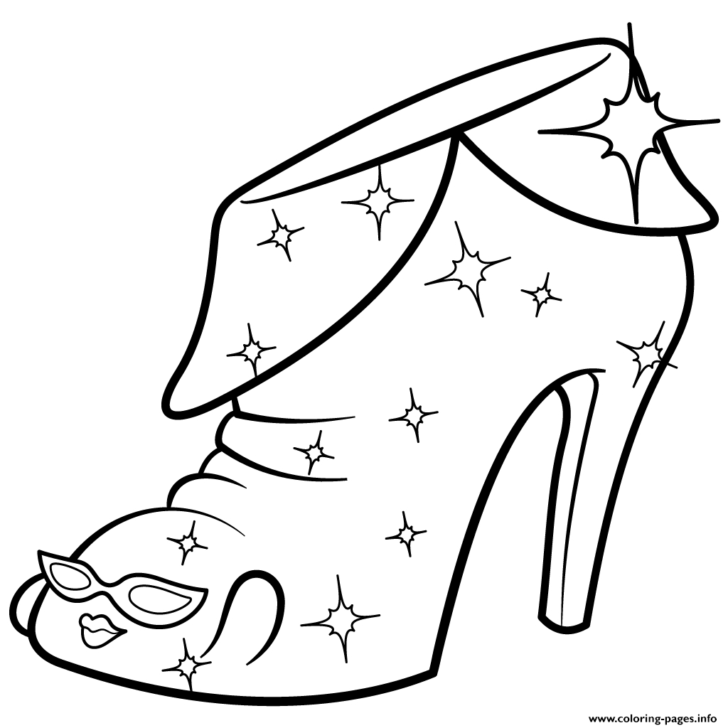 High Heel Shoe Coloring Page At GetColorings Free Printable