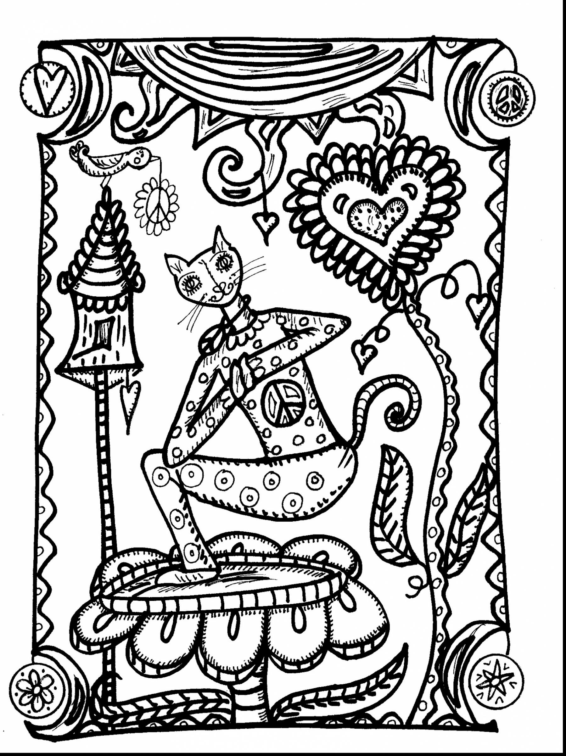 Hippie Coloring Pages at GetColorings.com | Free printable colorings