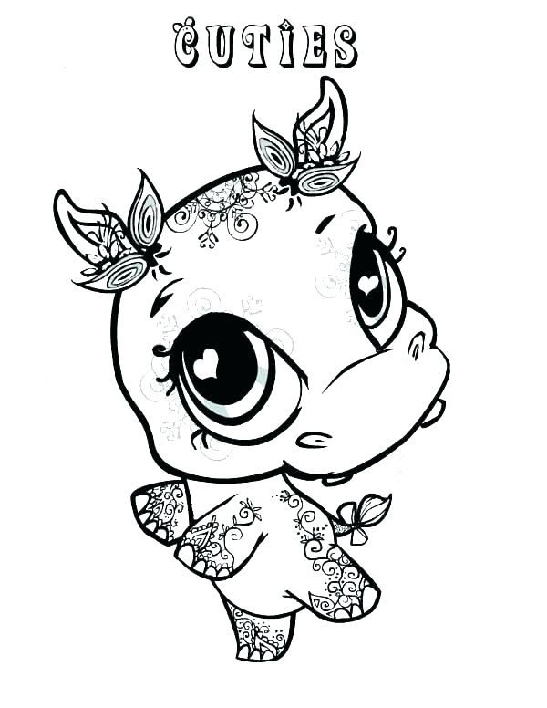 Hippopotamus Coloring Pages at GetColorings.com | Free printable