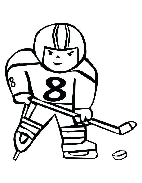 Hockey Coloring Pages At Free Printable Colorings