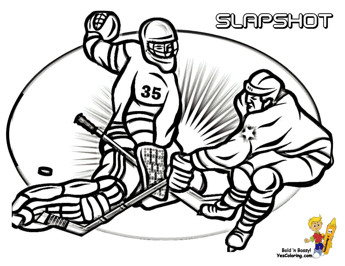 Hockey Rink Coloring Page Coloring Pages