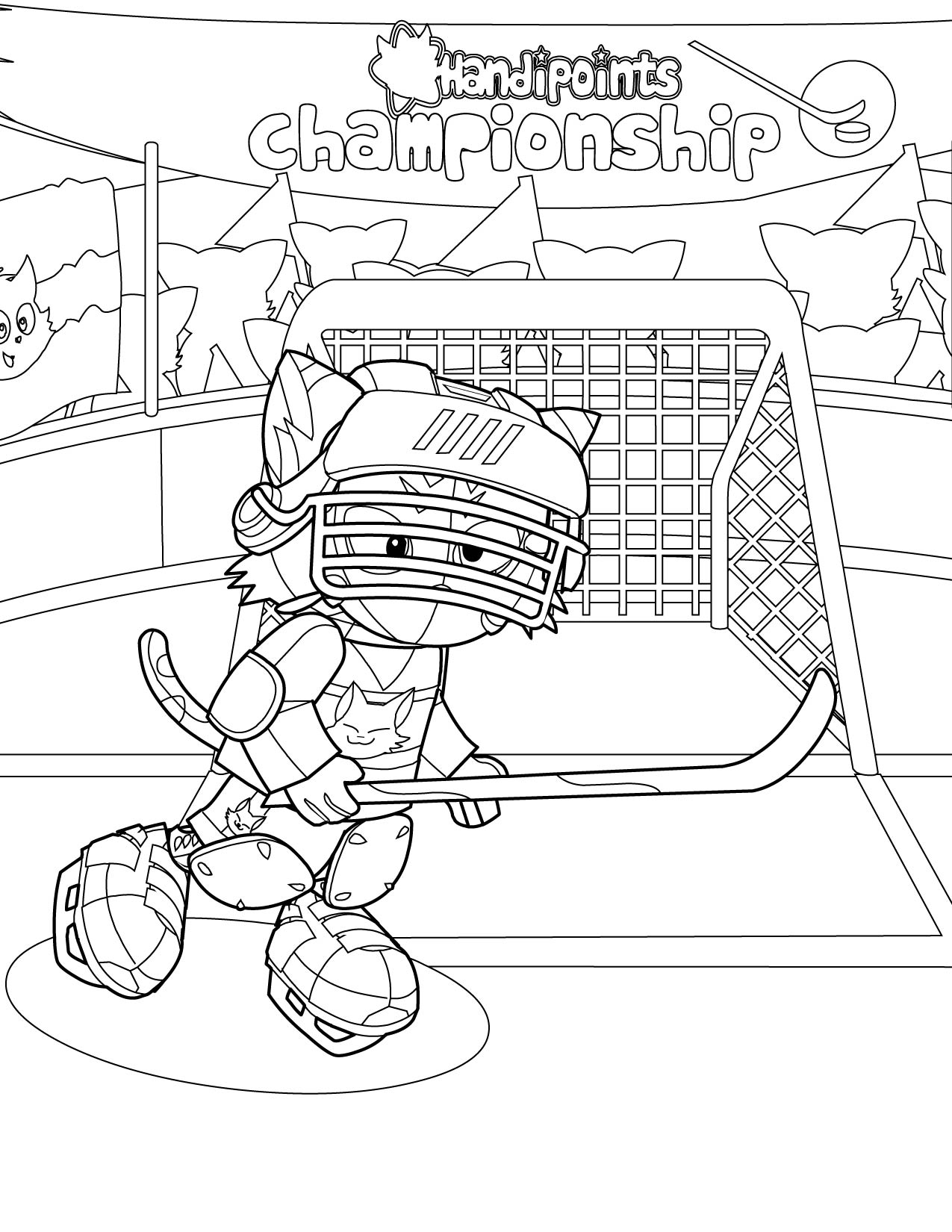 Hockey Skate Coloring Page at GetColorings.com | Free ...