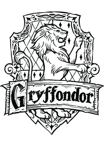 347x472 Hogwarts Crest Coloring Page Pages Harry