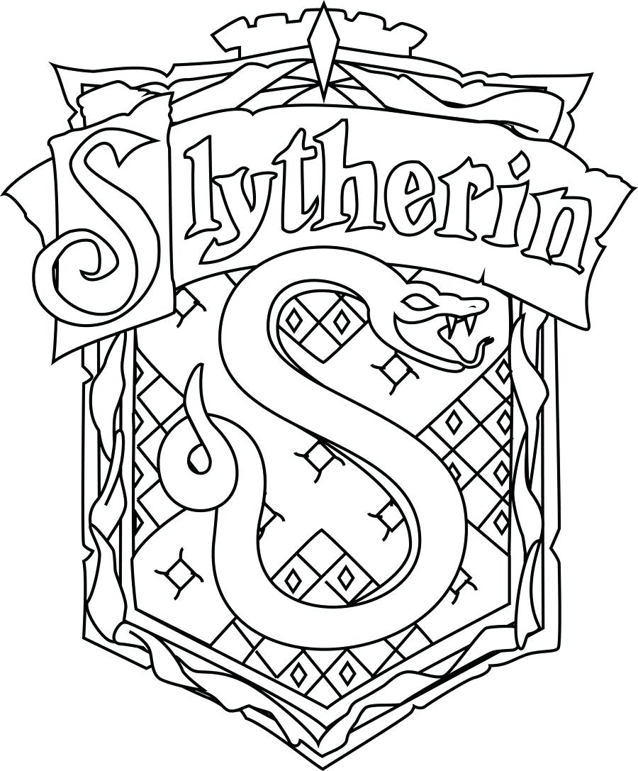 Hogwarts Houses Coloring Pages at GetColorings.com | Free printable