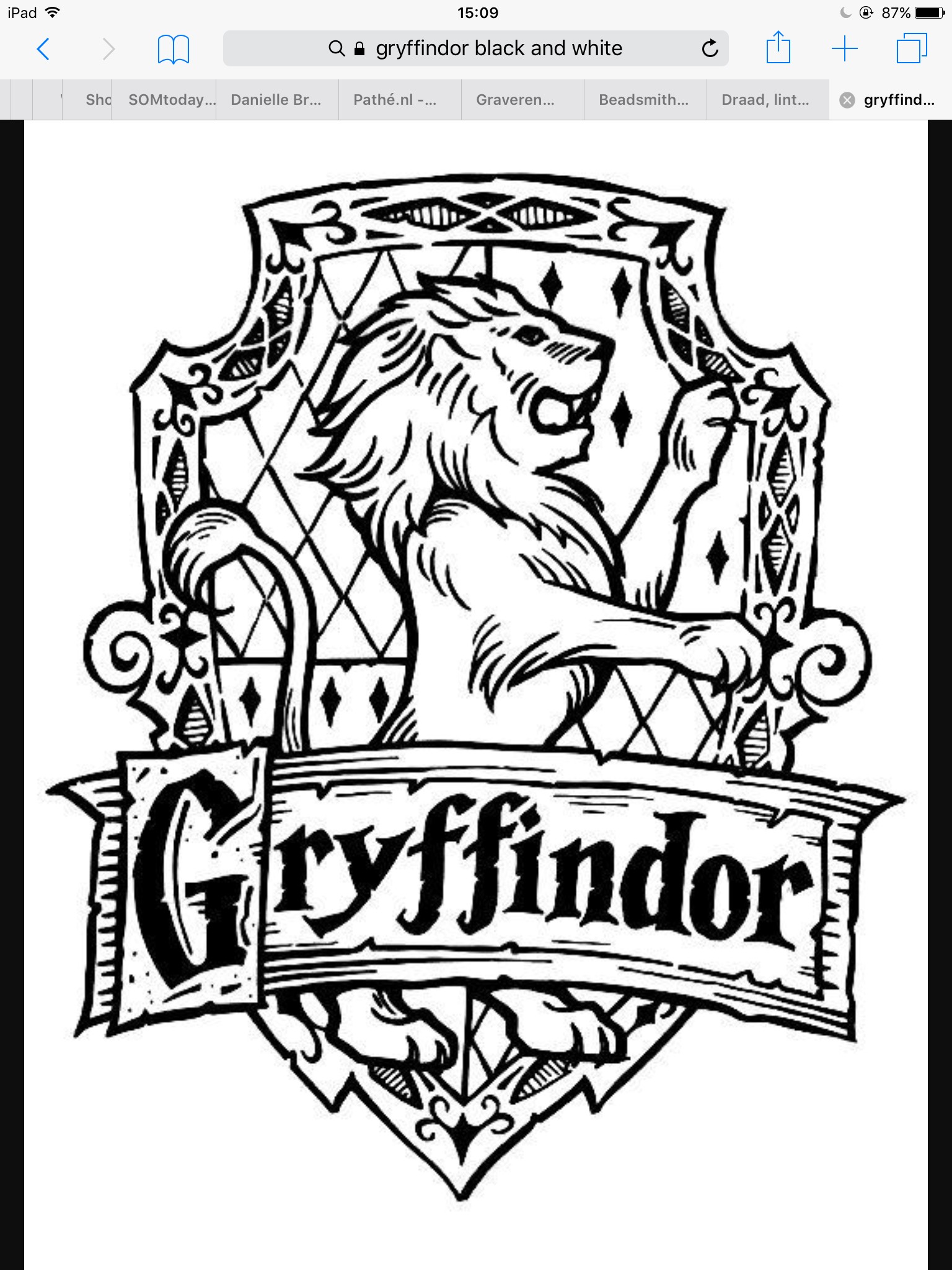 Hogwarts Houses Coloring Pages at Free printable