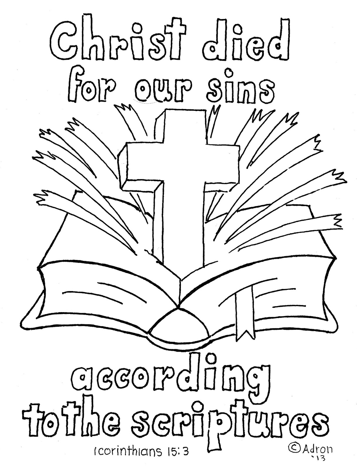 Holy Bible Coloring Page at Free printable colorings