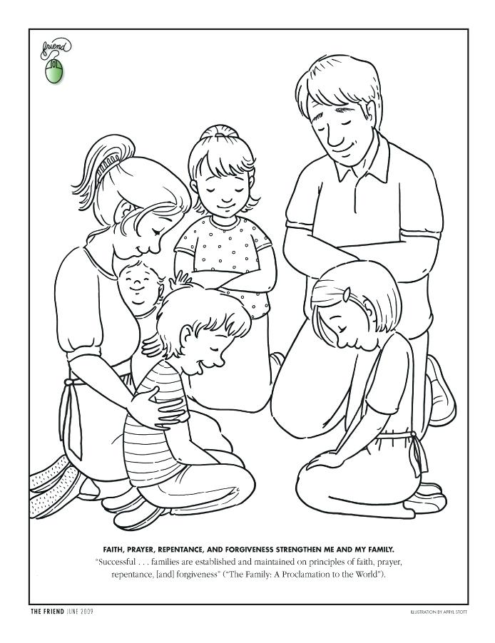 Holy Family Coloring Page at GetColorings.com | Free printable