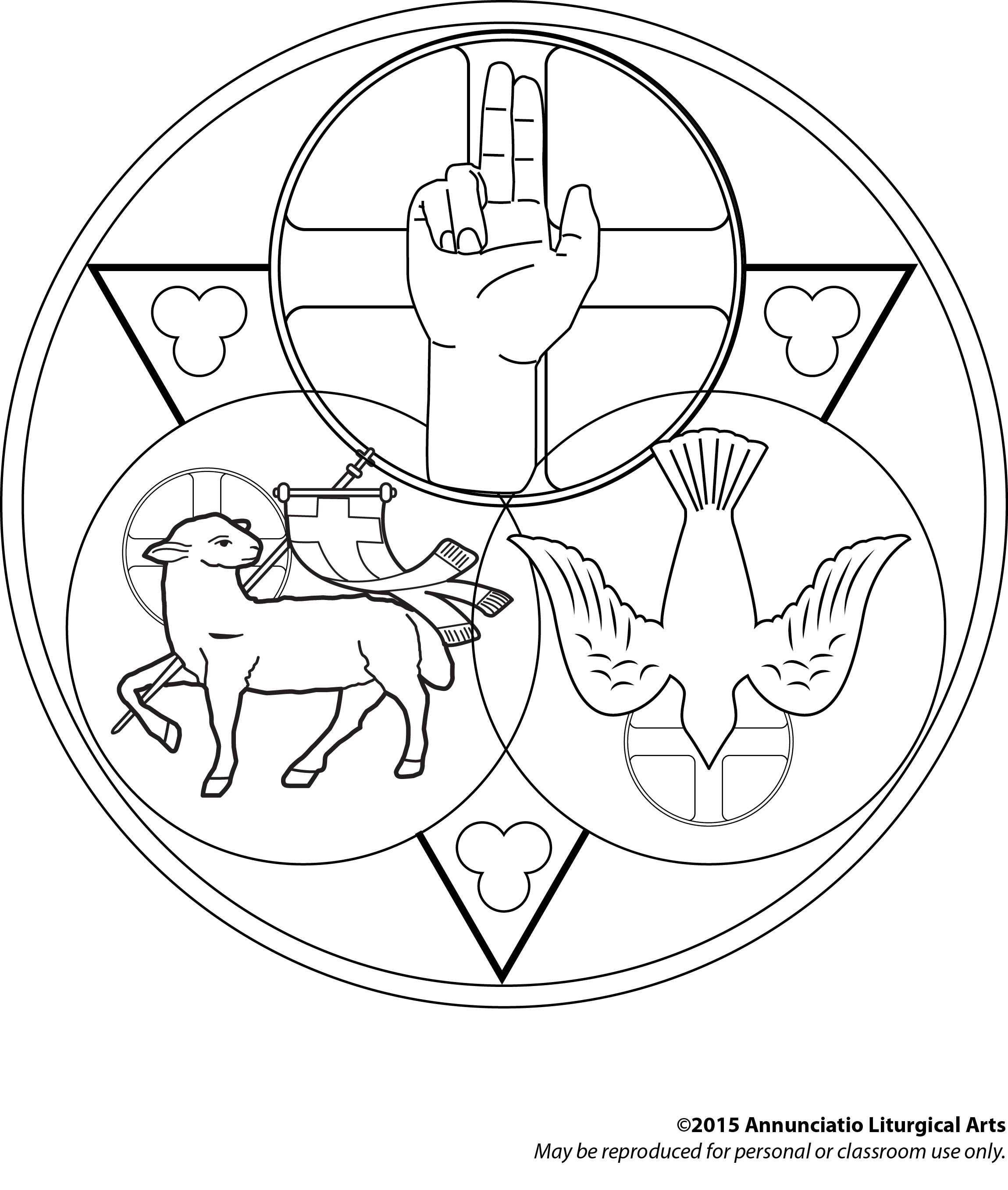 Holy Trinity Coloring Page At GetColorings Free Printable Colorings Pages To Print And Color