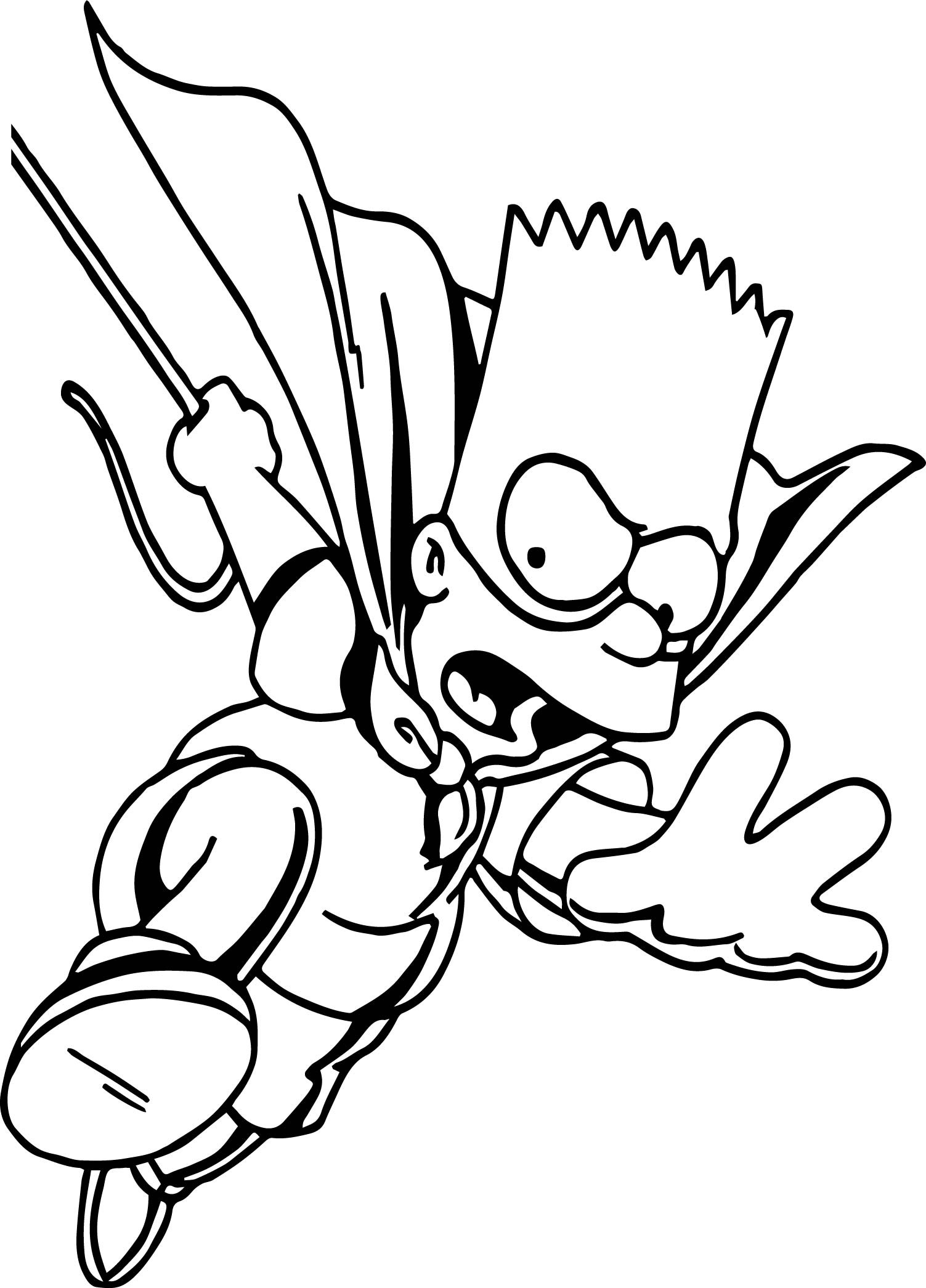 Homer Simpson Coloring Page at GetColorings.com | Free ...