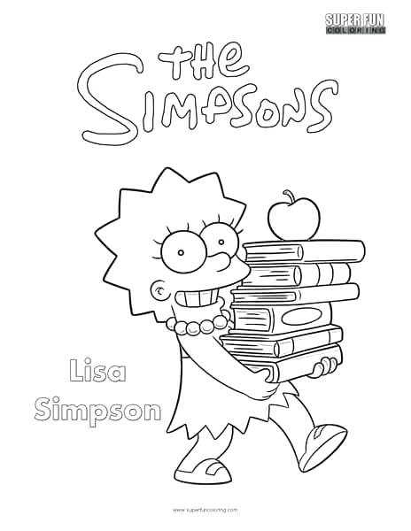 Homer Simpson Coloring Page at GetColorings.com | Free printable