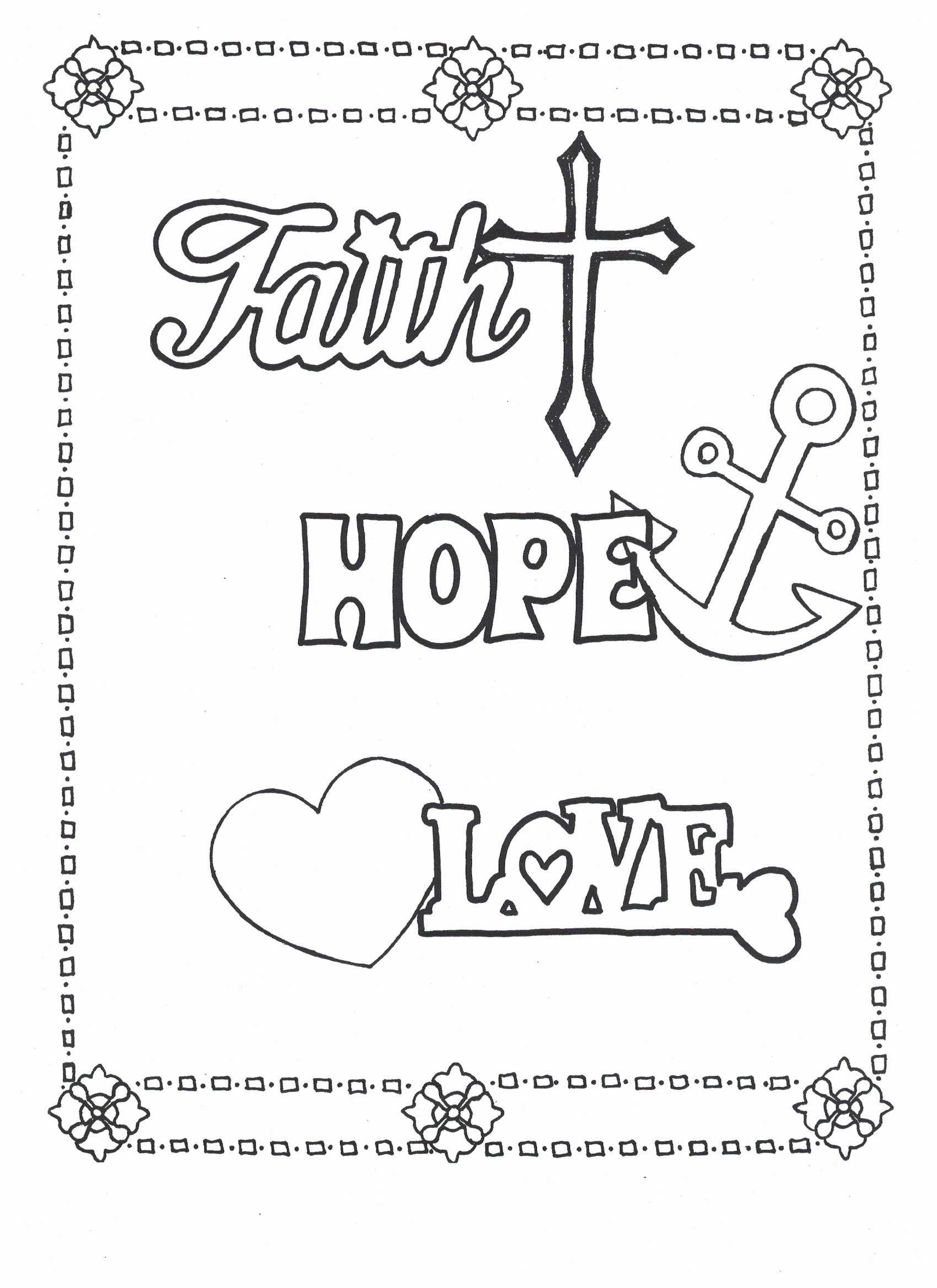 Hope Coloring Pages at GetColorings.com | Free printable colorings