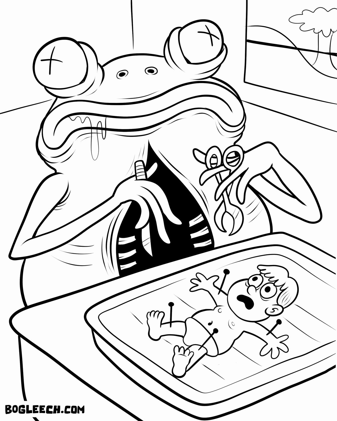 Horror Movie Coloring Pages at Free printable