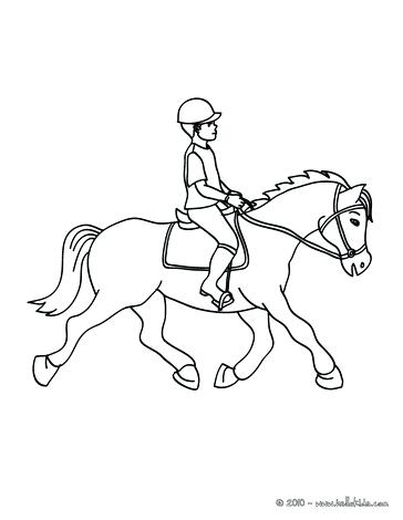 Horse And Rider Coloring Pages at GetColorings.com | Free printable