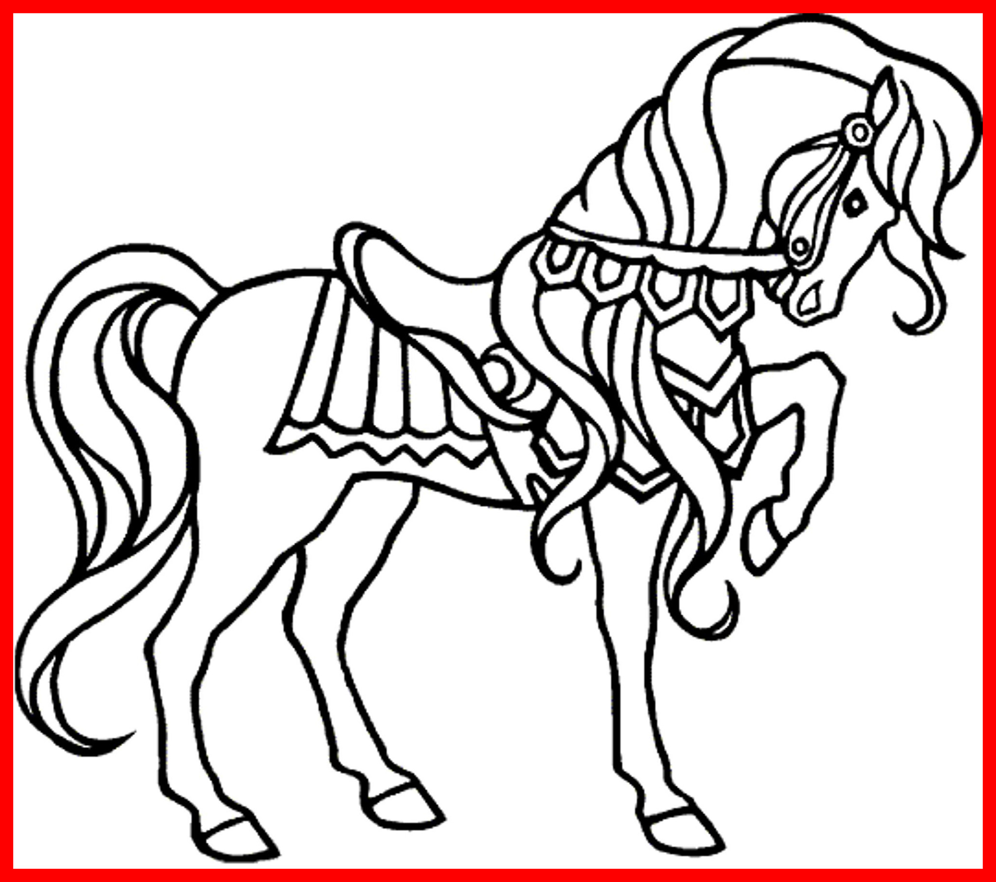 Horse And Sleigh Coloring Page at GetColorings.com | Free printable